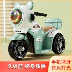 New electric motorcycle tricycle for children 1-3-6 years old, boys and girls, can ride on, toy, stroller, remote control car