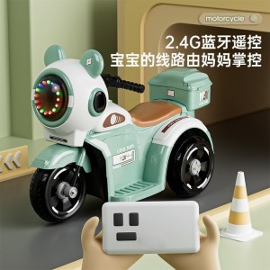 New electric motorcycle tricycle for children 1-3-6 years old, boys and girls, can ride on, toy, stroller, remote control car