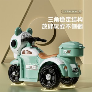 New electric motorcycle tricycle for children 1-3-6 years old, boys and girls, can ride on, toy, stroller, remote control car