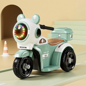 New electric motorcycle tricycle for children 1-3-6 years old, boys and girls, can ride on, toy, stroller, remote control car