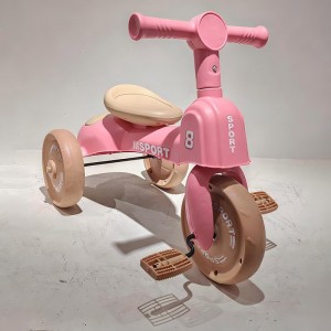 Baby children's tricycle bicycle 1-6 year old boy and girl toy car with music, pedals, tricycle with music
