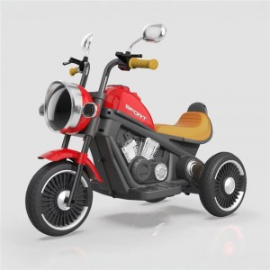 Children's electric motorcycle tricycle boy girl baby child can seat people remote control battery stroller manufacturer