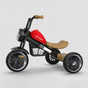 Children's tricycle with music and light 1-5 year old tricycle simple motorcycle tricycle for kids men and women