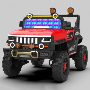 New electric off-road vehicle for children, four-wheel remote control car, two-seatable dual-drive off-road vehicle, children's toy car