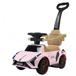 Children's twisting and twisting scooter for babies 1 to 3 years old, multi-functional music, electric, seatable, four-wheeler