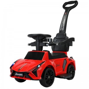 Children's twisting and twisting scooter for babies 1 to 3 years old, multi-functional music, electric, seatable, four-wheeler