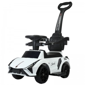 Children's twisting and twisting scooter for babies 1 to 3 years old, multi-functional music, electric, seatable, four-wheeler