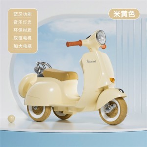 New children's motorcycle tricycle, 1-4 year old, male and female, can seat people, rechargeable, single and dual drive, music and lights