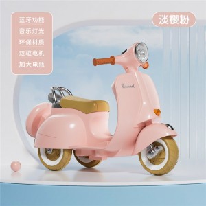 New children's motorcycle tricycle, 1-4 year old, male and female, can seat people, rechargeable, single and dual drive, music and lights