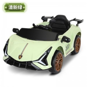 Children's electric car, can seat a baby, electric toy car, baby swing stroller, remote control, dual-drive, four-wheel electric vehicle