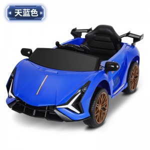 Children's electric car, can seat a baby, electric toy car, baby swing stroller, remote control, dual-drive, four-wheel electric vehicle