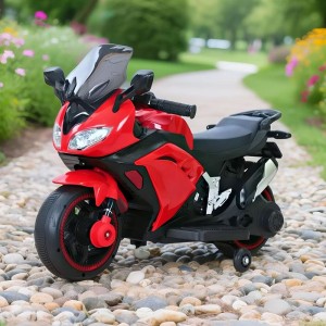 Children's electric motorcycle, two-wheeler, rechargeable, seatable, boy and girl, toy car, baby, large battery car