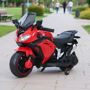 Children's electric motorcycle, two-wheeler, rechargeable, seatable, boy and girl, toy car, baby, large battery car