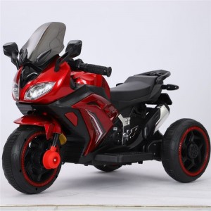 Children's electric motorcycles, riderable toy cars, batteries, lightweight three-wheeled dual-drive motorcycles, birthday gifts