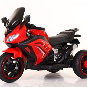 Children's electric motorcycles, riderable toy cars, batteries, lightweight three-wheeled dual-drive motorcycles, birthday gifts
