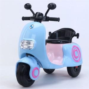 Seatable children's rechargeable toy car, children's electric motorcycle, tricycle, boy and girl, baby battery car