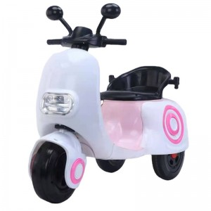 Seatable children's rechargeable toy car, children's electric motorcycle, tricycle, boy and girl, baby battery car