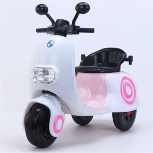 Seatable children's rechargeable toy car, children's electric motorcycle, tricycle, boy and girl, baby battery car