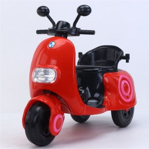 Seatable children's rechargeable toy car, children's electric motorcycle, tricycle, boy and girl, baby battery car