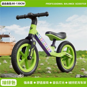 children's shock absorption scooter 1-6 year old inflatable wheel glide scooter kids baby two wheel pedalless bike