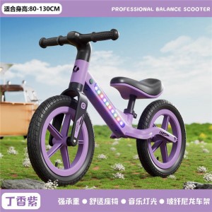 children's shock absorption scooter 1-6 year old inflatable wheel glide scooter kids baby two wheel pedalless bike