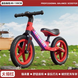 children's shock absorption scooter 1-6 year old inflatable wheel glide scooter kids baby two wheel pedalless bike