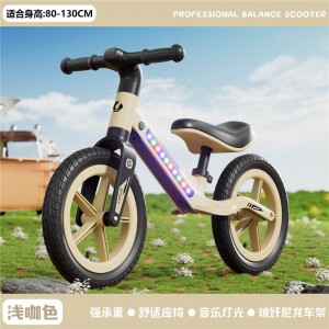 children's shock absorption scooter 1-6 year old inflatable wheel glide scooter kids baby two wheel pedalless bike