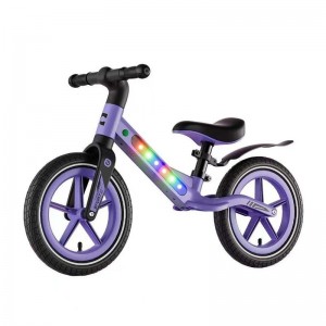 children's shock absorption scooter 1-6 year old inflatable wheel glide scooter kids baby two wheel pedalless bike
