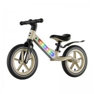 children's shock absorption scooter 1-6 year old inflatable wheel glide scooter kids baby two wheel pedalless bike