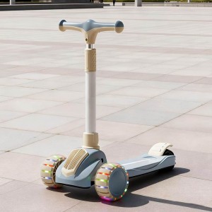 scooter children's folding scooter 1 3 8 year old baby pedal male and female pulley widened children's scooter