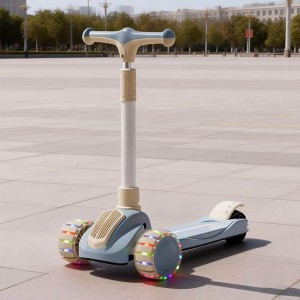 scooter children's folding scooter 1 3 8 year old baby pedal male and female pulley widened children's scooter