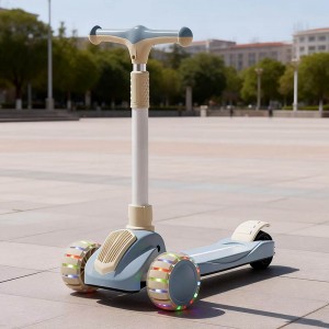 scooter children's folding scooter 1 3 8 year old baby pedal male and female pulley widened children's scooter