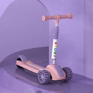 The scooter can sit on, skate, children's pedals, yo-yo, kids flash wheel scooter, children's