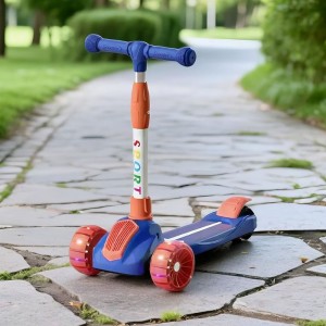 The scooter can sit on, skate, children's pedals, yo-yo, kids flash wheel scooter, children's
