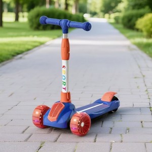 The scooter can sit on, skate, children's pedals, yo-yo, kids flash wheel scooter, children's