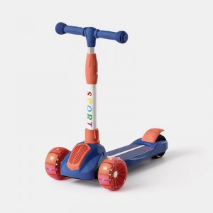The scooter can sit on, skate, children's pedals, yo-yo, kids flash wheel scooter, children's