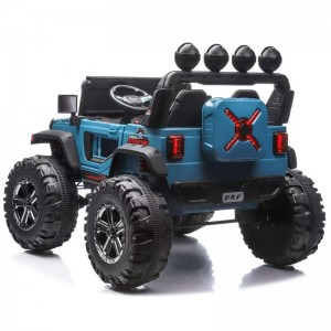 Large children's electric car, four-wheel drive off-road vehicle, can ride people, children's early education car, remote control toy car
