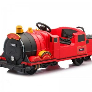 Children's electric train, baby two-seater toy car, can seat men and women, 1 to 3 years old, remote control car, new