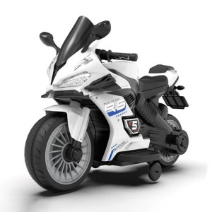 Children's electric motorcycle, toy car, two-wheeled motorcycle, music, lighting, safe and comfortable electric motorcycle