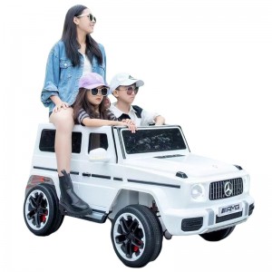 大G儿童四轮电动汽车大号男女孩可坐大人电瓶车儿童越野车