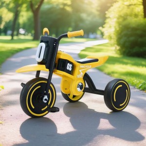 Children's tricycle bicycle suitable for 1-3 year old music bike toddler baby pedals 2-6 bikes