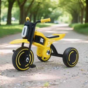 Children's tricycle bicycle suitable for 1-3 year old music bike toddler baby pedals 2-6 bikes