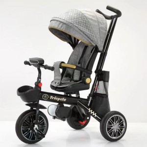 Children's tricycles, infants and toddlers, can sit and lie down, light, music, stroller, bicycle