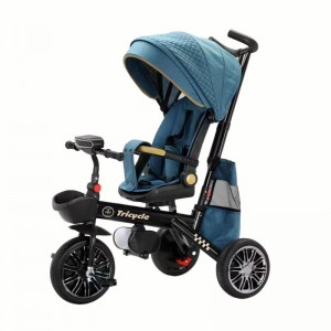 Children's tricycles, infants and toddlers, can sit and lie down, light, music, stroller, bicycle