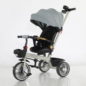children's tricycle bicycle 1-3-6 year old baby tricycle stroller two-way reclining baby walker