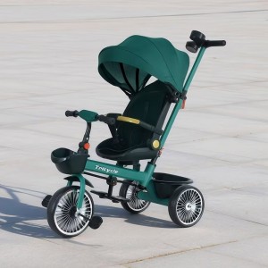 children's tricycle bicycle 1-3-6 year old baby tricycle stroller two-way reclining baby walker