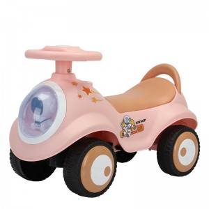 Children's scooter, new 1-3 year old swing car with music, twisting car, baby walker, four-wheel walker toy car
