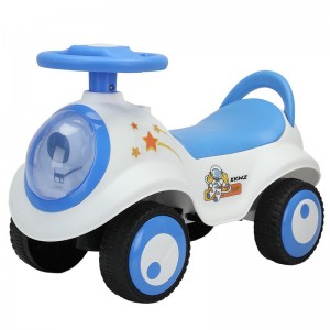 Children's scooter, new 1-3 year old swing car with music, twisting car, baby walker, four-wheel walker toy car