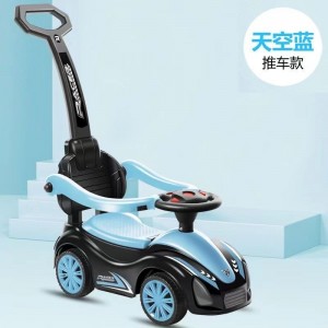 The manufacturer's scooter, children's yo-yo, 1-3 year old, can swing at home and ride in the new Niu Niu car