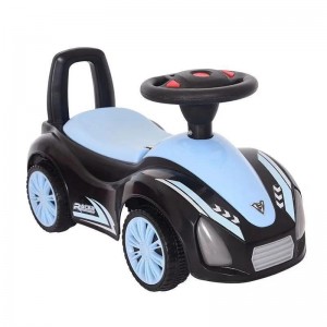 Children's scooter, 1-3 year old baby, hand-push roller, four-wheel anti-rollover scooter, electric music